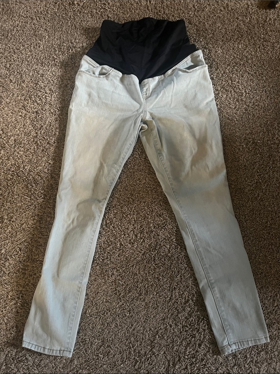Isabel Maternity by Ingrid & Isabel Denim - Maternity Light Wash Skinny Jeans.